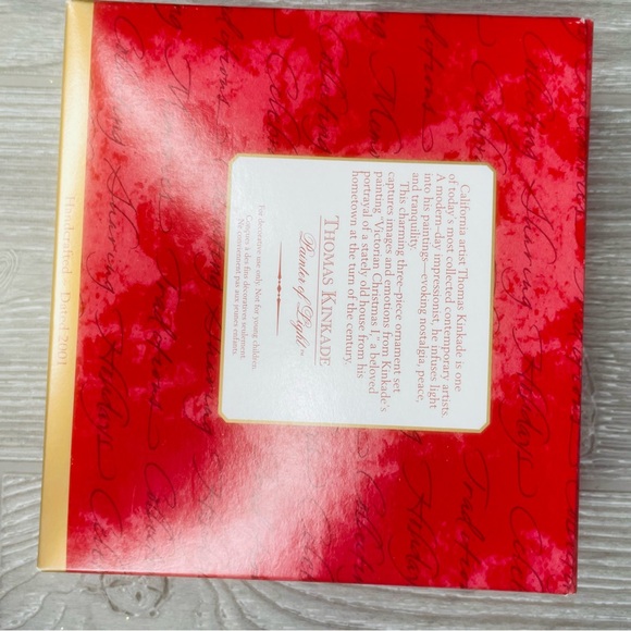 Victorian Christmas Memories Boy on Sled, Snowman, Lamppost Hallmark Ornament 01 - Picture 4 of 15